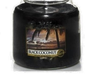 Black Coconut Yankee Type Scent Jar Candle for Anxiety