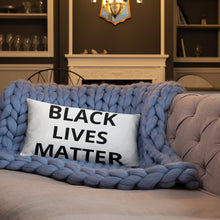 Load image into Gallery viewer, Throw Pillow Black Lives Matter Back Cushion BLM Accent Pillow
