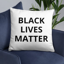 Load image into Gallery viewer, Throw Pillow Black Lives Matter Back Cushion BLM Accent Pillow
