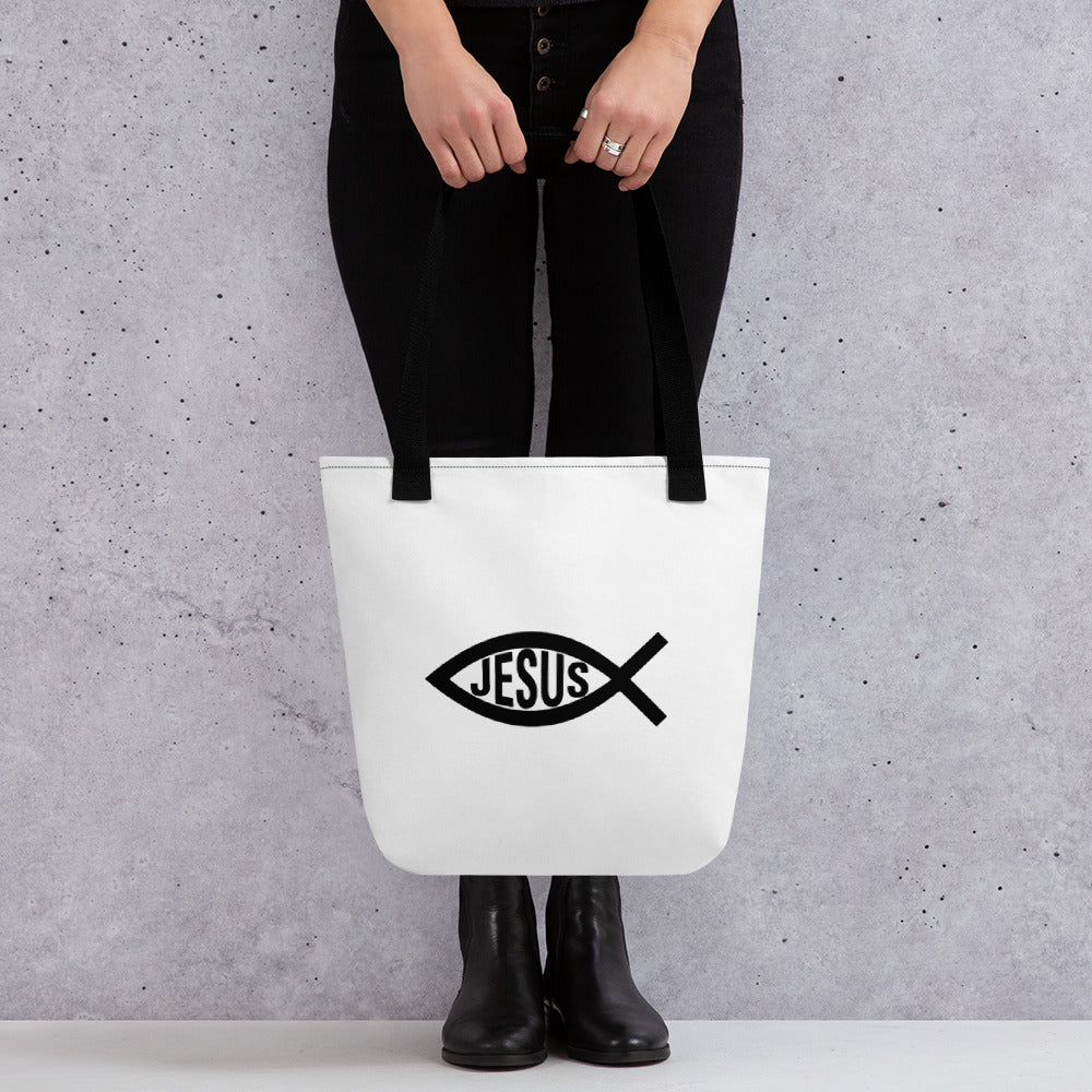 Jesus Fish Tote bag Christian Ichthys