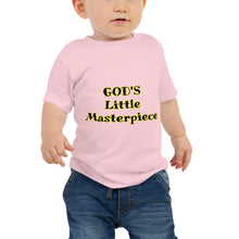 Load image into Gallery viewer, Youth / Baby Jersey God&#39;s Little Masterpiece Christian T shirt
