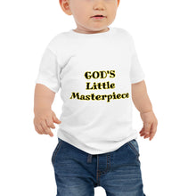 Load image into Gallery viewer, Youth / Baby Jersey God&#39;s Little Masterpiece Christian T shirt
