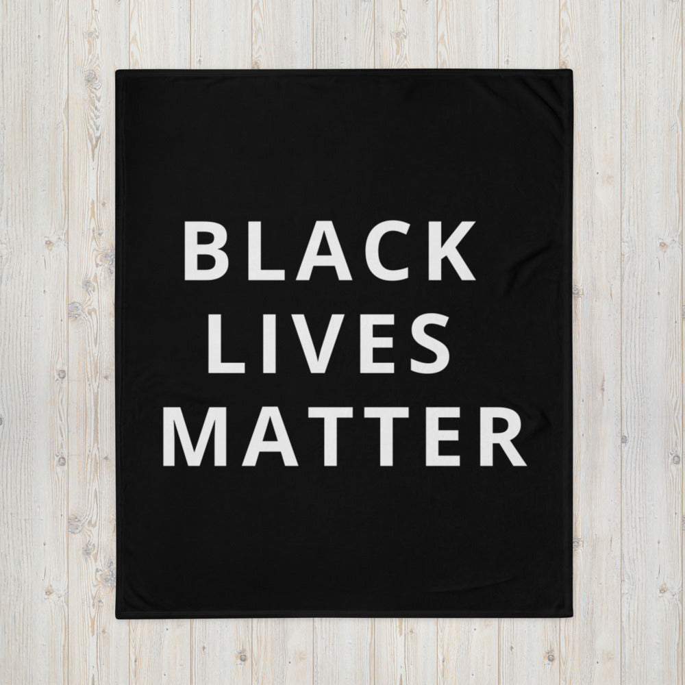 Throw Blanket Black Lives Matter Accent Cover BLM