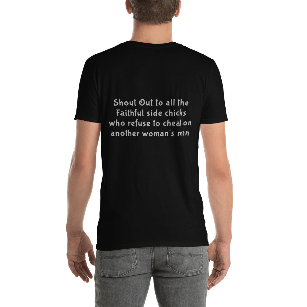 Side Chick Short-Sleeve Unisex funny T-Shirt Inspired by Lorenzo's Secrets