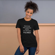 Load image into Gallery viewer, BLM Racism Short-Sleeve Unisex Black Lives Matter T-Shirt
