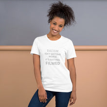 Load image into Gallery viewer, BLM Racism Short-Sleeve Unisex Black Lives Matter T-Shirt
