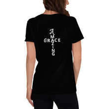 Load image into Gallery viewer, Amazing Grace Women&#39;s short sleeve scoop Neck Christian t-shirt
