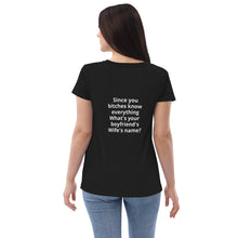 Load image into Gallery viewer, Ladies&#39; &quot;Boyfriend&#39;s Wife&#39;s name&quot; v-neck Cheater t-shirt Inspired By Lorenzo&#39;s Secrets
