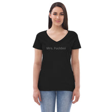 Load image into Gallery viewer, Ladies&#39; Mrs. Fuckboi  v-neck Cheater t-shirt Inspired By Lorenzo&#39;s Secrets
