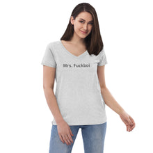 Load image into Gallery viewer, Ladies&#39; Mrs. Fuckboi  v-neck Cheater t-shirt Inspired By Lorenzo&#39;s Secrets
