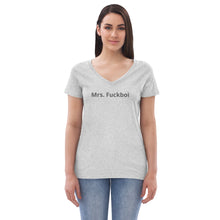 Load image into Gallery viewer, Ladies&#39; Mrs. Fuckboi  v-neck Cheater t-shirt Inspired By Lorenzo&#39;s Secrets
