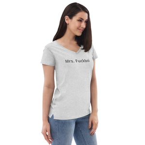 Ladies' Mrs. Fuckboi  v-neck Cheater t-shirt Inspired By Lorenzo's Secrets