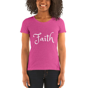 Faith Ladies' short sleeve Christian t-shirt