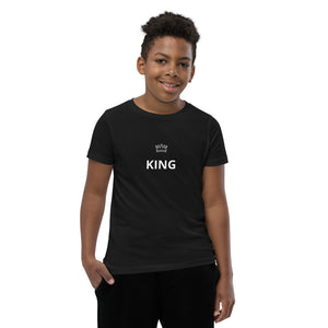 Youth Black Lives Matter King Short Sleeve BLM T-Shirt 100% cotton